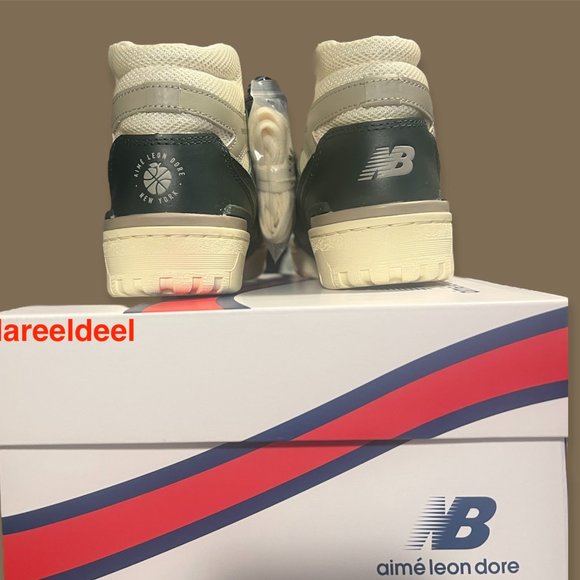 AIME LEON DORE X NEW BALANCE 650R BOTANICAL GREEN sz 10.5 - Picture 5 of 7